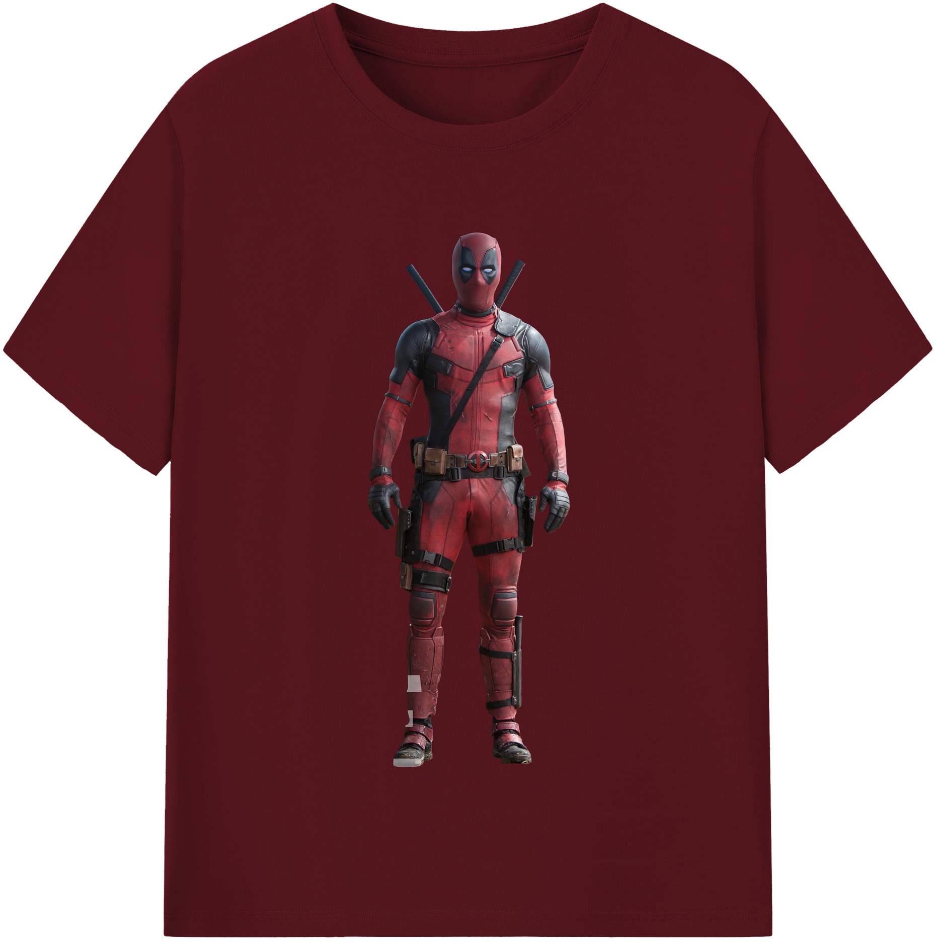 （画像用） Deadpool デッドプール 綿100％半袖Tシャツ（フロントプリント）